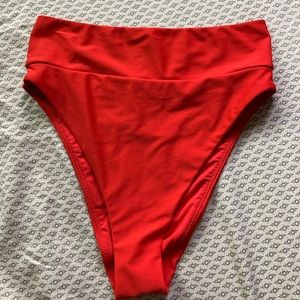 Aerie red bikini bottom